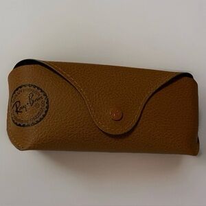 Ray-Ban tan brown hard snap case only